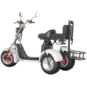 Livraison de <span class=keywords><strong>porte</strong></span>-à-<span class=keywords><strong>porte</strong></span> EEC Moto électrique 3 roues Citycoco 4000W Trike en vente Batterie 60v 40ah pneus tout terrain Scooter de golf - Product Image 1