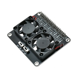 Placa de Expansión con Doble Ventilador para Raspberry Pi 5/4B, con Refrigeración Activa y Luz Ambiental LED - Product Image 3