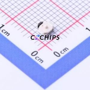 K2-1823SA-A3DW-06 Tactile Switch SMD Switch Single Pole Single Throw Rectangle Button 2.5N Horizontal Mount - Product Image 2