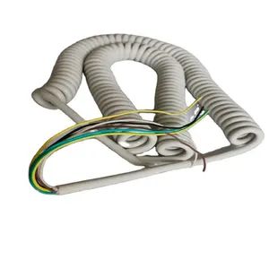 Cables de resorte para equipos médicos personalizados. Cable combinado. Cable espiral Pur