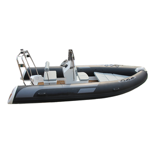 <span class=keywords><strong>Bateau</strong></span> à côtes en hypalon blanc de 4.8m 480 A avec plancher en teck et remorque Bateaux à rames - Product Image 2