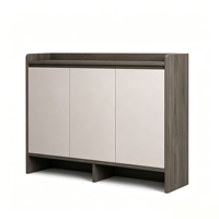 Meuble de rangement mural portable et moderne pour chaussures, étanche, grande capacité, multi-niveaux, console d'entrée pour la maison