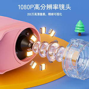 กล้องจุลทรรศน์ดิจิตอลสำหรับเด็กพร้อมหน้าจอแบบพกพาสำหรับเด็กของเล่นเพื่อการศึกษาการทดลองทางวิทยาศาสตร์สำหรับการสำรวจกลางแจ้ง - Product Image 4