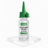 Scellant silicone transparent à séchage rapide 30 ml, adhésif imperméable en vrac pour verre, métal, céramique, plastique, travail du bois, OEM, étiquette privée