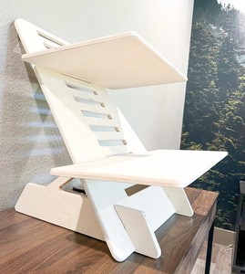 Portable Plywood Laptop Stand Height Adjustable Notebook <strong>Riser</strong> Holder Rack <strong>for</strong> <strong>Bed</strong> and Office - Product Image 6