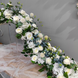 DKB 2024 Chemin de table floral artificiel effet naturel pour arrangements floraux extérieurs Noël Fête des Mères - Product Image 3