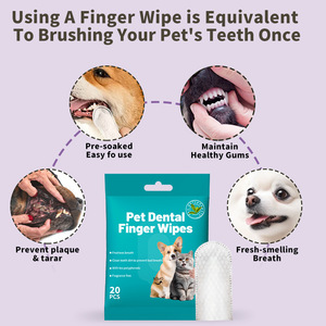 Toallitas Dentales Desechables para <span class=keywords><strong>Perros</strong></span> y Gatos, Cuidado <span class=keywords><strong>Bucal</strong></span>, Refrescante del Aliento, Eliminador <span class=keywords><strong>de</strong></span> Placa, Fundas para Dedos con Diseño <span class=keywords><strong>de</strong></span> Perlas Suaves - Product Image 3