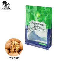 Sacs d'emballage alimentaire en gros avec fermeture éclair et poignée, pochettes transparentes à fond plat pour poudre, snacks, biscuits, noix, céréales, épices