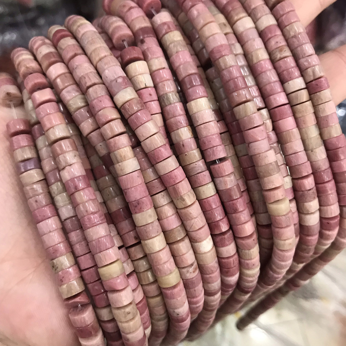 Cute Natural Wheel Spacers with Right-angle 3*6mm Crystal Natural Stone Loose Beads Wholesale for Jewelry Making