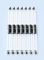 Stock disponible, emballage individuel, cartouche en verre transparent stérile de 3 ml pour différentes utilisations