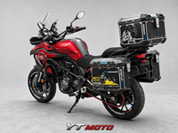 Moto de tourisme d'aventure Benelli TRK502X 500cc à refroidissement par eau pour les longs trajets