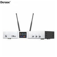 Berase ev Karaoke 2 mikrofon girişi mikser 2 kanal entegre Stereo ses profesyonel ses elektrikli ses yükseltici