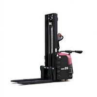 Gerbeur électrique 1,5T 2T, hauteur de levage 1600-3000mm, petit rayon de braquage, batterie plomb-acide, pneus polyuréthane pour