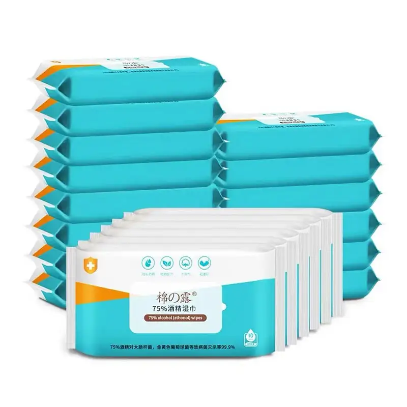 Custom Biodegradable Disinfection Disinfecting Wipes Antibacterial