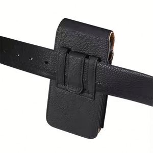 Étui universel en néoprène et cuir pour téléphone portable de 5,2 à 7 pouces, avec clip ceinture et fermeture magnétique, vente en gros - Product Image 5
