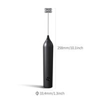 Batidora de Mano Eléctrica Automática de Acero Inoxidable, Personalizable, Portátil, para Espumar Leche, Café, Té, Recargable por USB