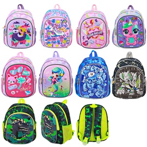 <span class=keywords><strong>Zaino</strong></span> Scolastico per Bambini all'Ingrosso, Design Carino con Dinosauro Anime, Unisex, Impermeabile in Poliestere per <span class=keywords><strong>Asilo</strong></span> e Scuola Primaria - Product Image 2