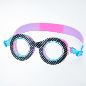 Zhouxiang Kinderen Zwembril Cartoon Ontwerp Anti-Mist <span class=keywords><strong>Uv</strong></span> Bescherming Schattige Zwembril Waterdichte Siliconen Bril Voor Kinderen - Product Image 2