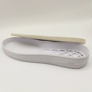 Suela plana deportiva antideslizante resistente al desgaste, zapatos blancos pequeños, suela de goma natural para ocio - Product Image 3