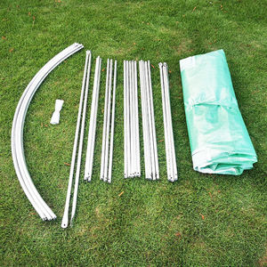 Vente en gros de hangar de plantation en extérieur avec cadre en acier galvanisé 2*3 mini serre <span class=keywords><strong>tunnel</strong></span> de jardin à vendre - Product Image 5