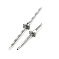 Vis à billes laminée à froid SFE3220 C7 de précision, écrou à pas large, roulement linéaire haute vitesse en acier chromé, pas de 20 mm pour CNC