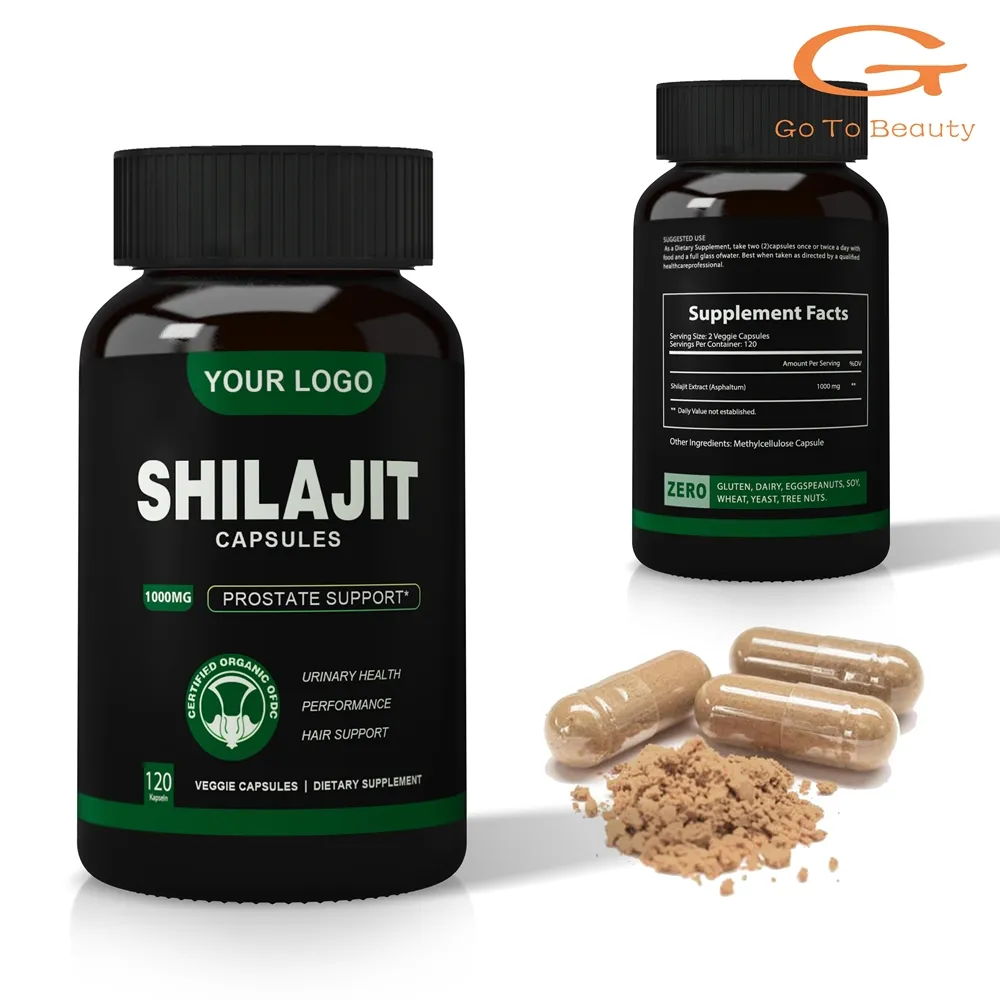 Gotobeauty özel etiket shilajit çin kapsül tabletler toptan Gummies takviyesi