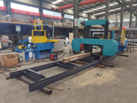 Scie à ruban portative de 1600 mm de diamètre avec moteur de 30 kW, scierie électrique horizontale pour le traitement du bois