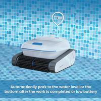 AIRROBO PC200 Robot Limpiafondos Inteligente Inalámbrico con Control Remoto por APP, para Piscinas, con Filtro, Escala Paredes y Limpia Superficies