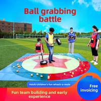 Jeu de capture de ballons en plastique pour activités d'équipe, divertissement intérieur/extérieur, intégration sensorielle, entraînement à la leadership, sport et casse-glace