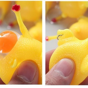 Jouet à presser amusant en forme de poules pondeuses, porte-clés anti-stress, jouet de décompression, pour blagues de fête et farces - Product Image 3