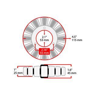 Bobina de Estator <span class=keywords><strong>Maneto</strong></span> 4GB-85510-00-00 para YAMAHA BigBear350YFM350 - Product Image 3
