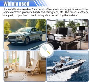 30 pièces de recharges magnétiques jetables pour dépoussiéreur, têtes en microfibre anti-rayures, forte élimination électrostatique de la poussière pour voiture - Product Image 6