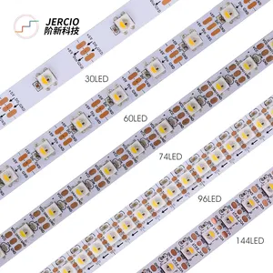 JERCIO SK6812 / WS2812 / XT1511-RGBW (RGB+WW/NW/CW) Addressable built in ic 30/60/74/96/144 LEDs/m digital LED Strip