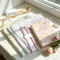 Papier d'emballage polyvalent à imprimé floral - Doublure intérieure pour bouquet et matériau de rembourrage pour boîte cadeau