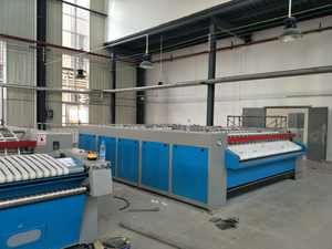 Machine à plier les draps d'hôtel, Double rouleau, pour le <span class=keywords><strong>linge</strong></span> industriel, travail plat, fer à repasser - Product Image 5