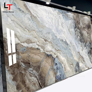 Chine 1220*2440mm Offre Spéciale décoration intérieure panneau mural en marbre UV artificiel et panneau feuille de plastique PVC haute brillance pour la maison - Product Image 3