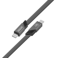 OEM ODM kabel PD USB-C, paling populer 100W 5 a pengisian cepat Tipe C ke Tipe C Jalin kabel Data 1m/1.5m/2m