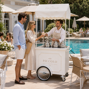 Chariot à café mobile moderne Etodevice, chariot de vente de boissons commercial personnalisé - Product Image 1