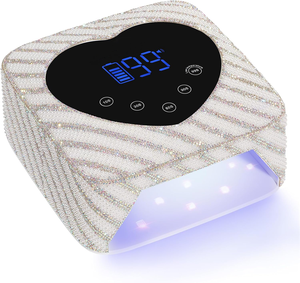 Lampe UV LED sans fil 78W pour le séchage du vernis gel, lampe rechargeable à batterie pour le durcissement professionnel des ongles, lumière UV puissante pour salon - Product Image 3