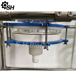 El experimento es un reactor de síntesis de péptidos de fase sólida con un reactor de vidrio de filtración cristalina de 50L - Product Image 6