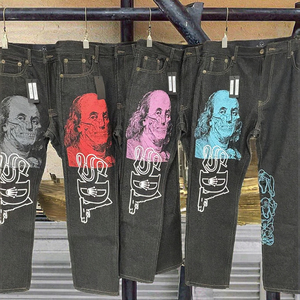 <span class=keywords><strong>Jeans</strong></span> SDL da <span class=keywords><strong>Uomo</strong></span> Retrò Invernali a Vita Media, Dritti, Traspiranti, Tinta Unita, Lavati, <span class=keywords><strong>Leggeri</strong></span> in Vendita - Product Image 3