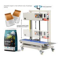 Scelleuse verticale semi-automatique Wallepac FR-1100V pour canettes de boissons et barils, 110V/220V, machine à sceller les sacs plastiques à rouleaux