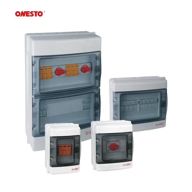 Solar PV Combiner Box 2 In1out String Sox 2 in 2 Out Combiner Box DC 1000V Isolation Box for Solar System