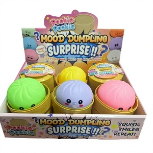 <b>Bubble</b> Blowing Steamed Bun Squishy Stretchy Squeeze Dumpling TPR Material Cute Fidget Toy for <b>Kids</b> Adults Stress Relief Party - Product Image 2