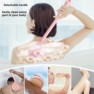 Brosse à pieds à long manche avec poils doux en ABS – Outil magique pour un nettoyage efficace des pieds - Product Image 2
