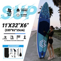 Fabrication chinoise de planches de paddle gonflables personnalisées SUP Welding 11'*32''*6'' pour le surf aquatique