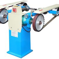 Fournisseur direct d'usine Zhuoyuan Machinery 210050 Ponceuse à bande verticale industrielle à double poste 4Kw Moteur à brosse haute puissance 380V