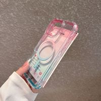 Étui transparent magnétique à charge sans fil dégradé 1005009737155078 pour iPhone 17 16 15 Pro Max Plus 13 14 12 11 étuis