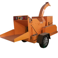 林業機械木の枝シュレッダー50hp80hpディーゼル木材チッパー木材チッピング機