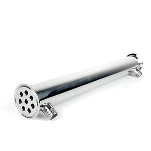 Condenseur de reflux en acier inoxydable à triple collier 2" TC x 200mm OAL, <span class=keywords><strong>D</strong></span>éphlegmateur type shotgun <span class=keywords><strong>pour</strong></span> alambic, 7 tubes intérieurs 1/2" FNPT froids - Product Image 3
